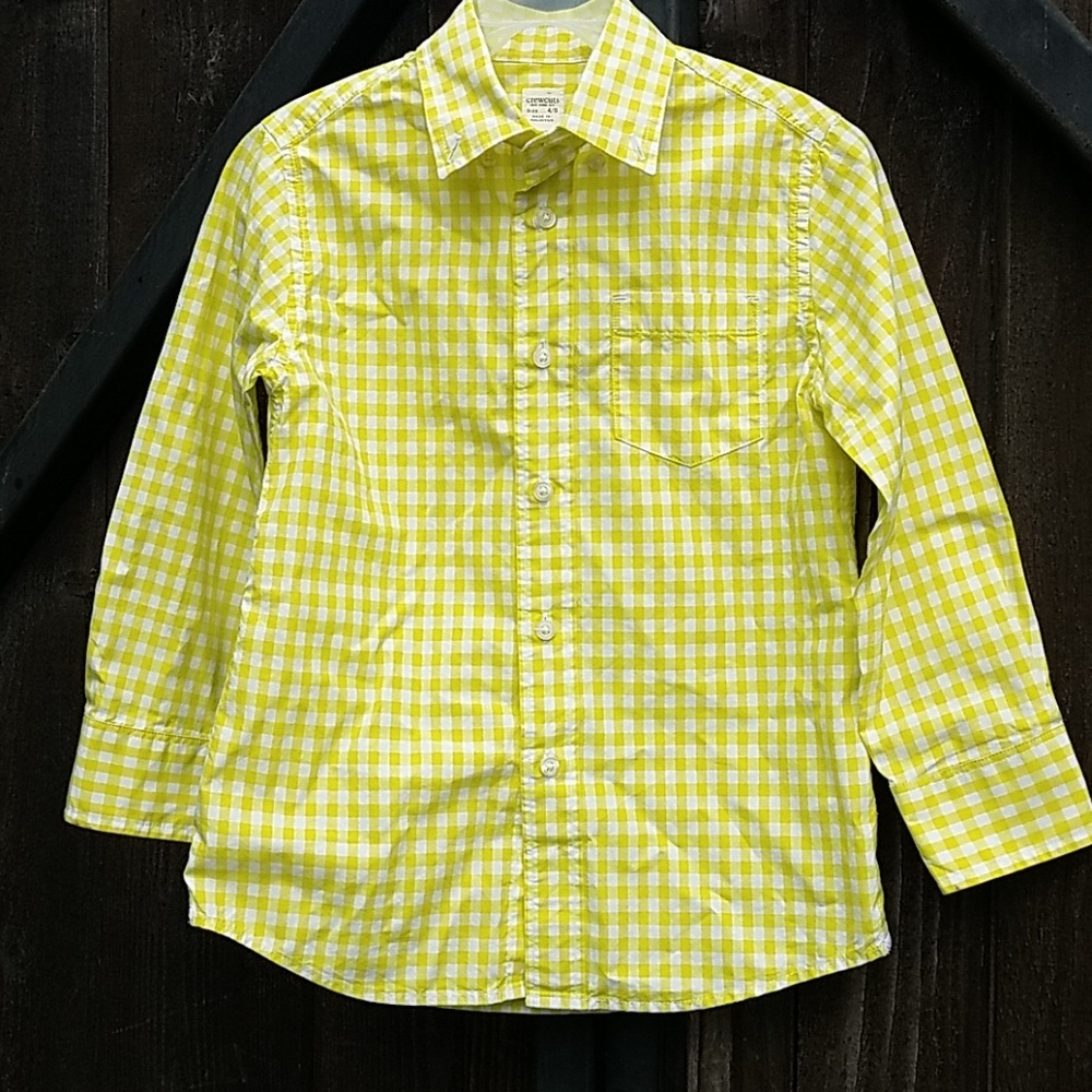 3/$18 Crewcuts J. Crew 3 boys shirts Size 4